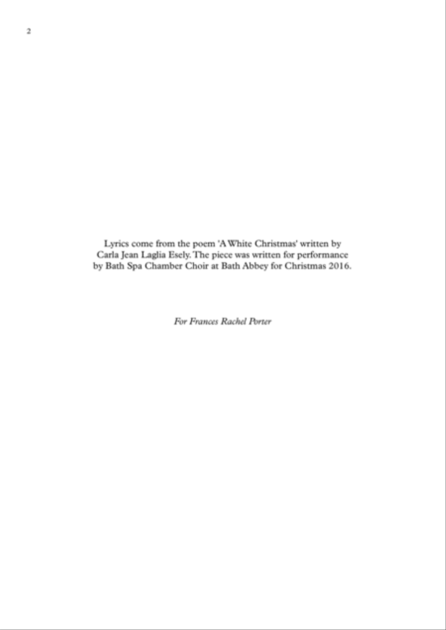 A White Christmas - Organ Score 4-Part scores gallery preview page 2