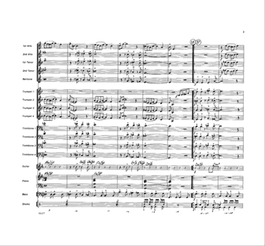 One to One Jazz Ensemble scores gallery preview page 3