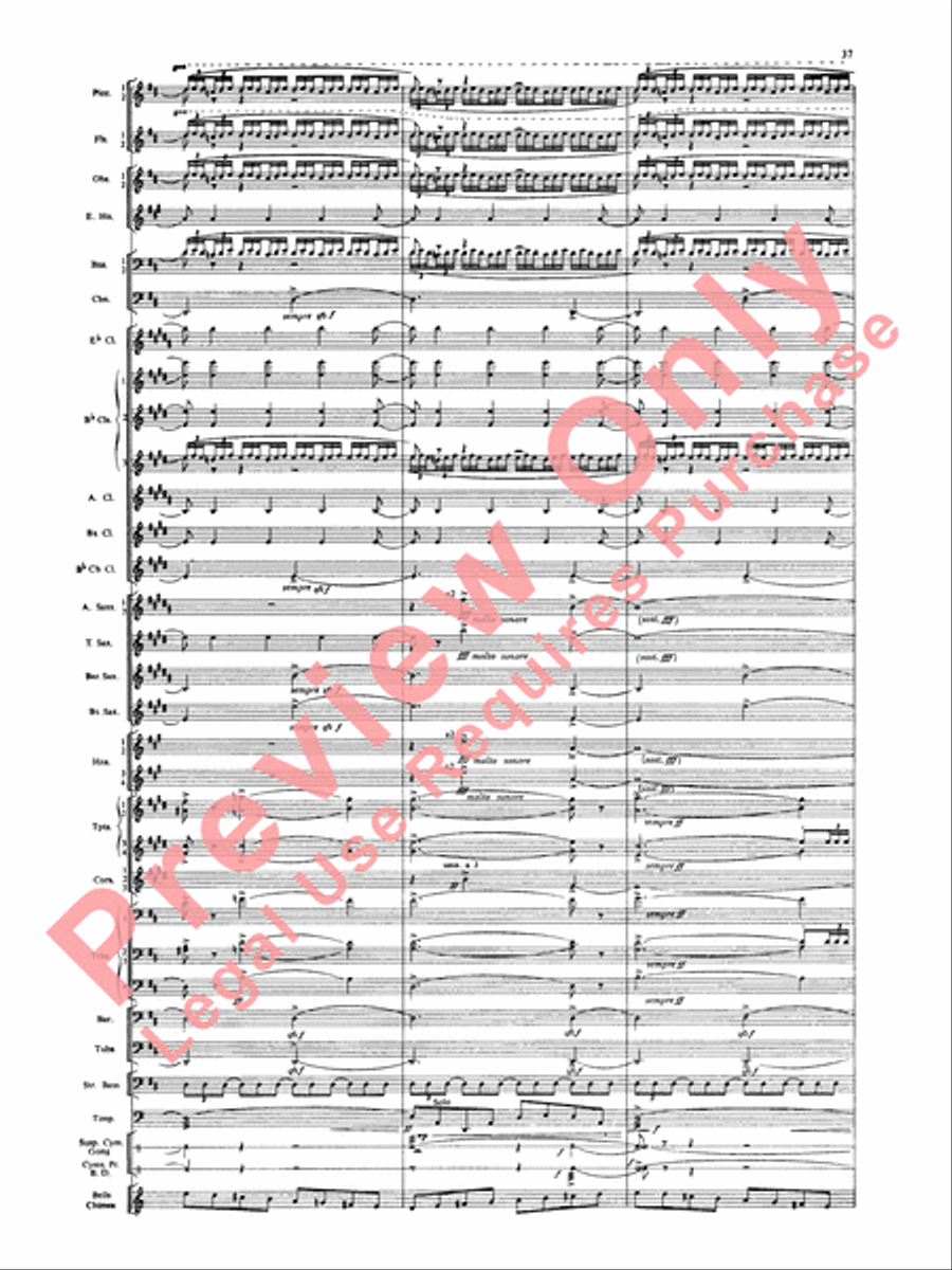 Russian Christmas Music Russian Christmas Music Concert Band scores gallery preview page 40