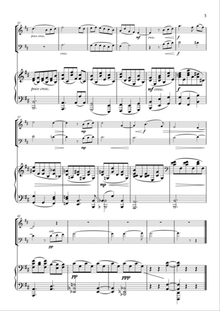 Sleep Sleep Piano Trio scores gallery preview page 3
