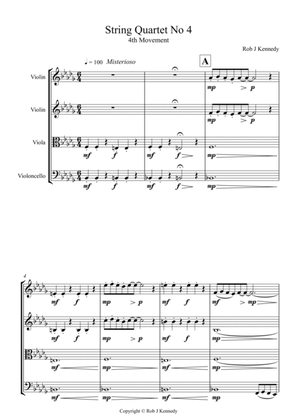 String Quartet No. 4 - 4th movement