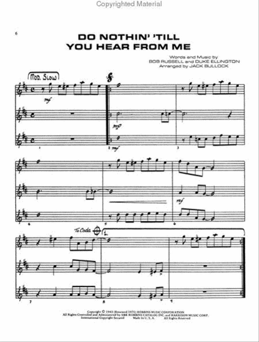 Combo Sounds of the Big Band Era, Volume 2 Jazz Ensemble scores gallery preview page 3