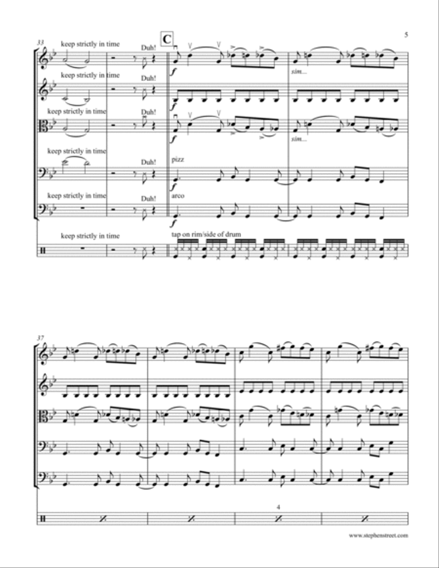 Bad Guy Bad Guy Small Ensemble scores gallery preview page 5