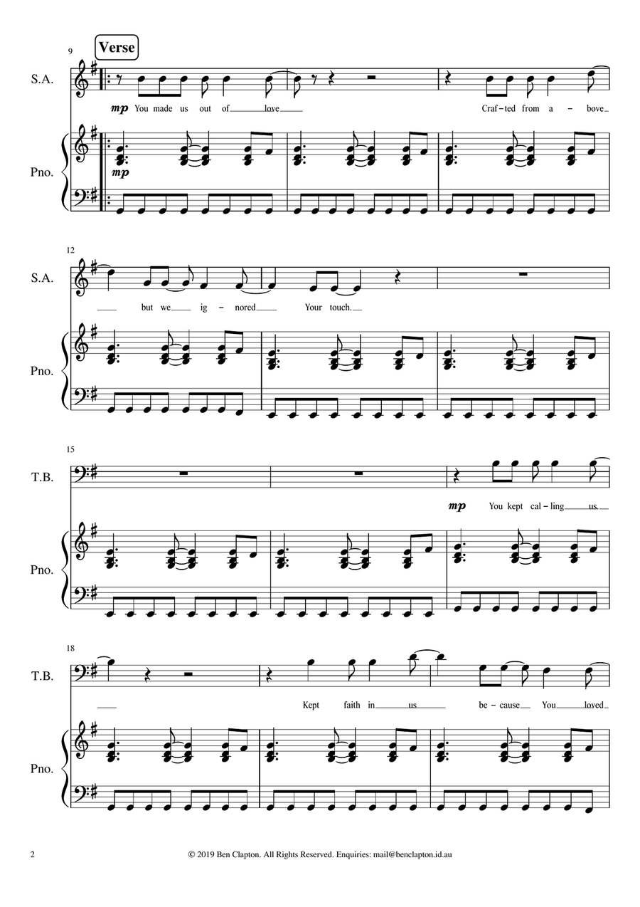 Love Out Loud 4-Part scores gallery preview page 2