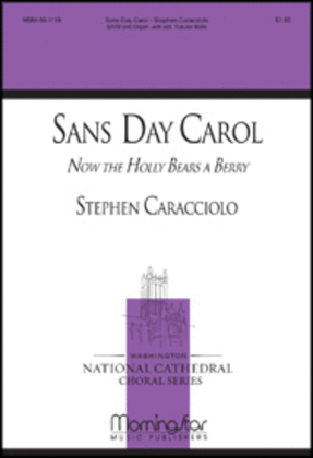 Book cover for Sans Day Carol (Now the Holly Bears a Berry)