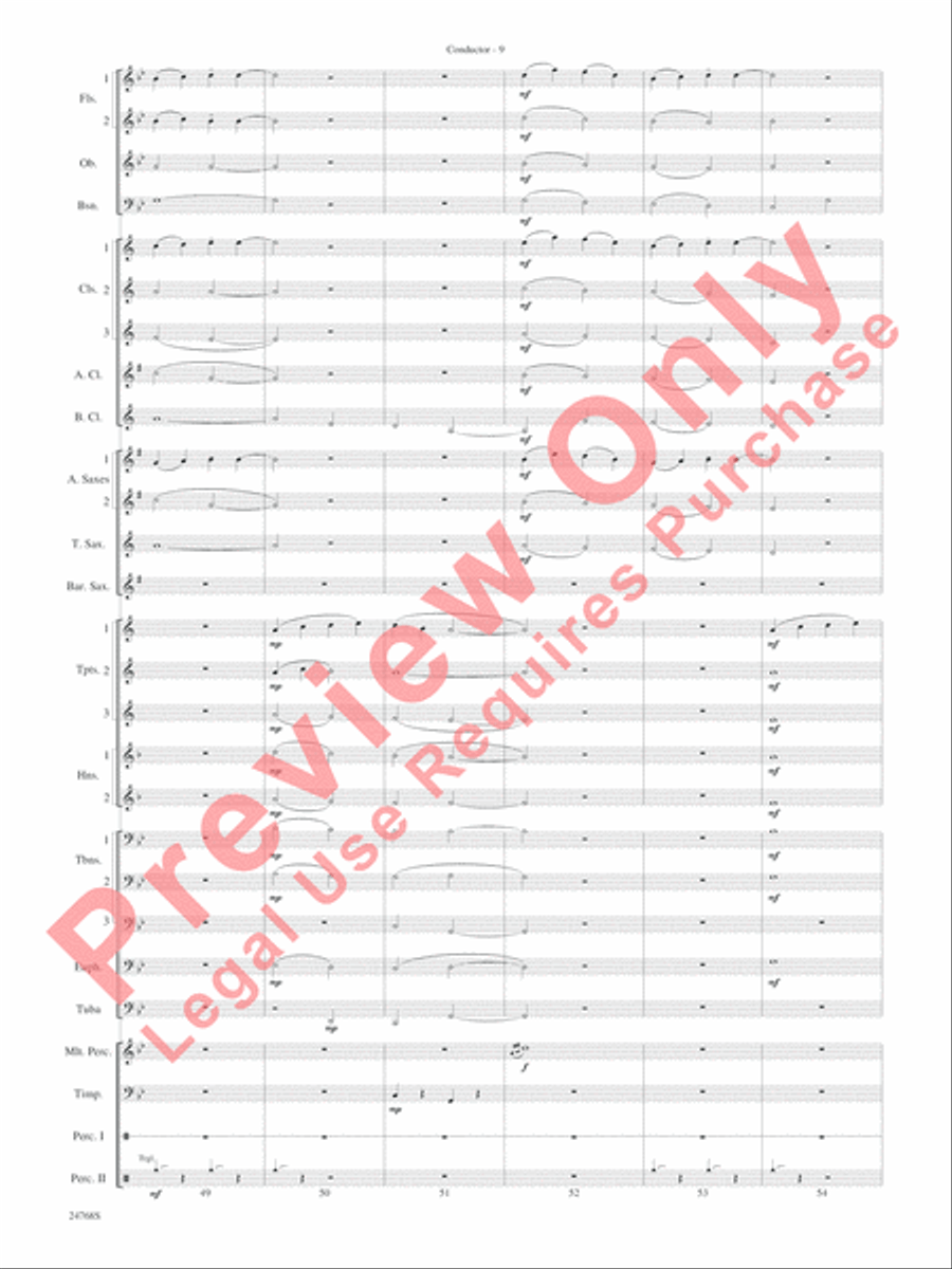 Appalachian Carol Concert Band scores gallery preview page 12