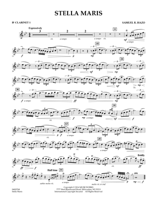 Stella Maris - Bb Clarinet 1