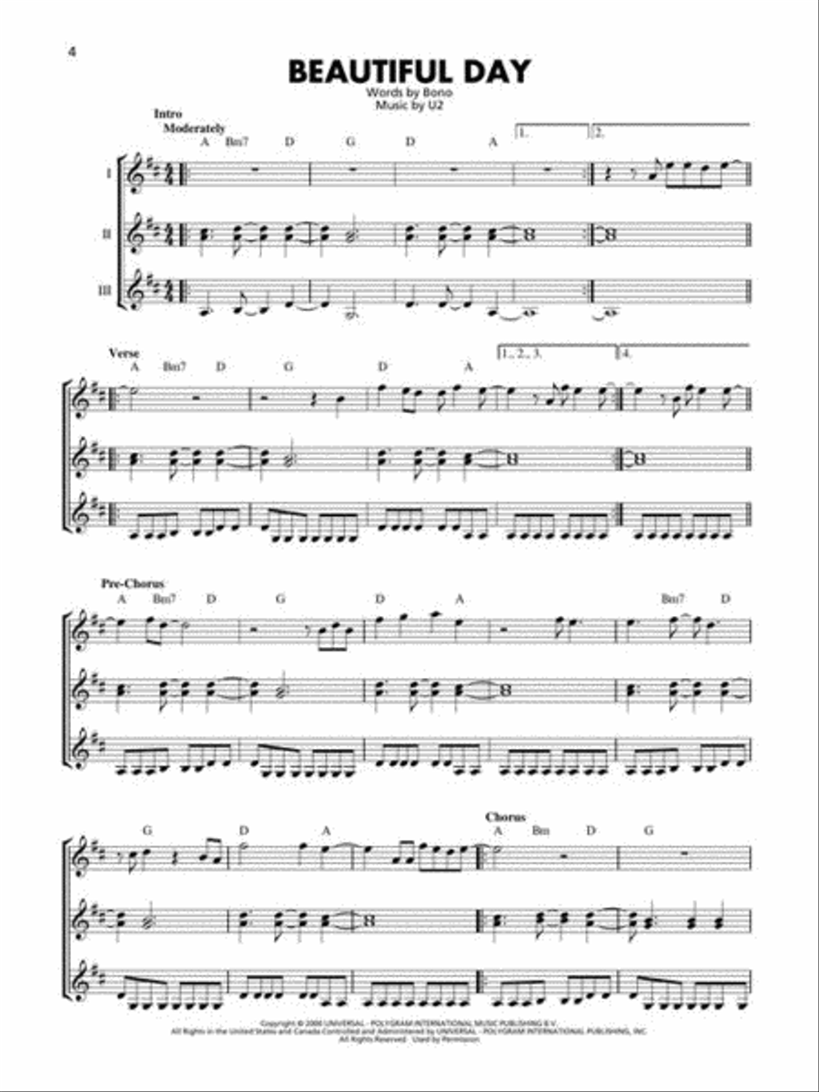 <br>Sheet music extract