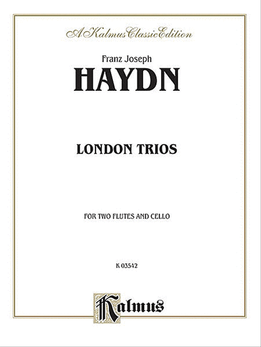 Four London Trios Small Ensemble scores gallery preview page 1