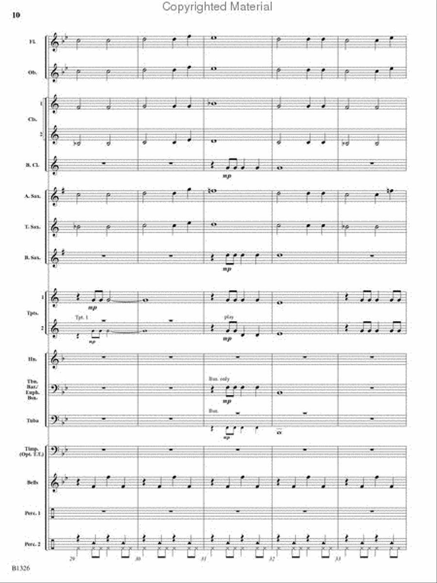Parade of the Gladiators Concert Band scores gallery preview page 9