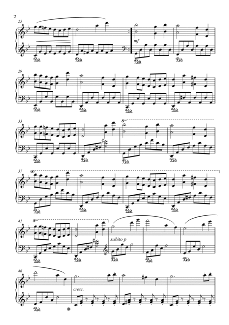 Polyushka Polye Piano Solo scores gallery preview page 2
