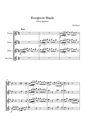 Evergreen Shade - Flute Quartet