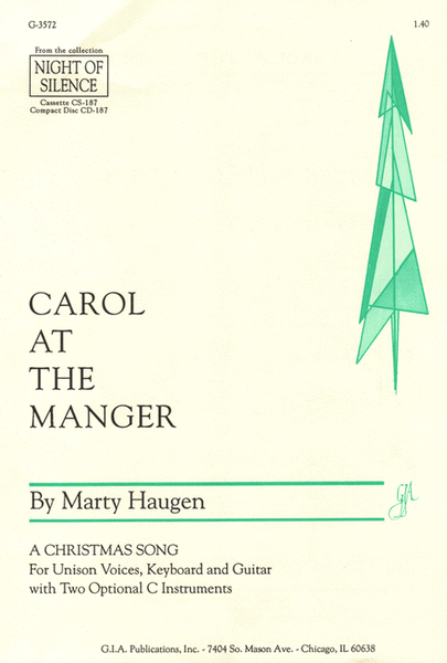 Carol at the Manger - Instrument edition