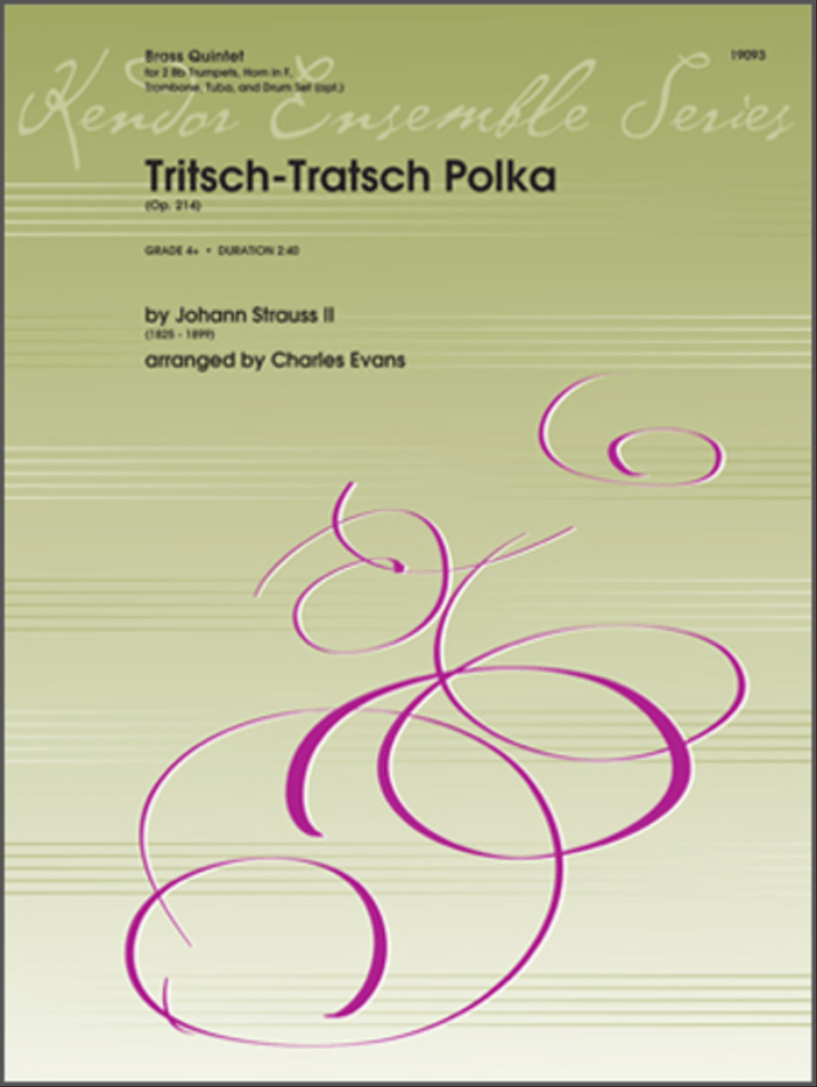 Tritsch-Tratsch Polka (Op. 214) Horn scores gallery preview page 1