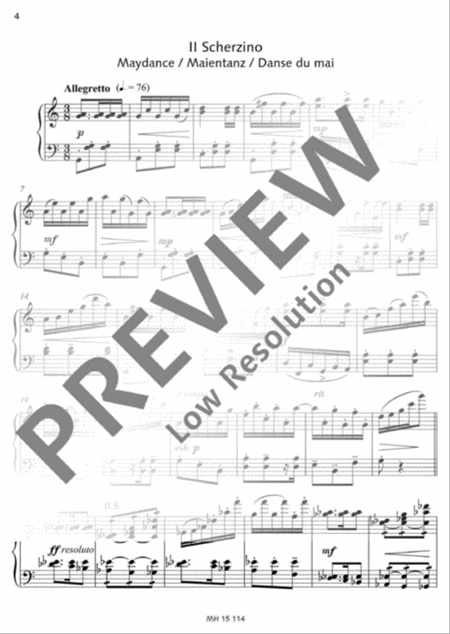 Frühlings-Partita Accordion scores gallery preview page 5