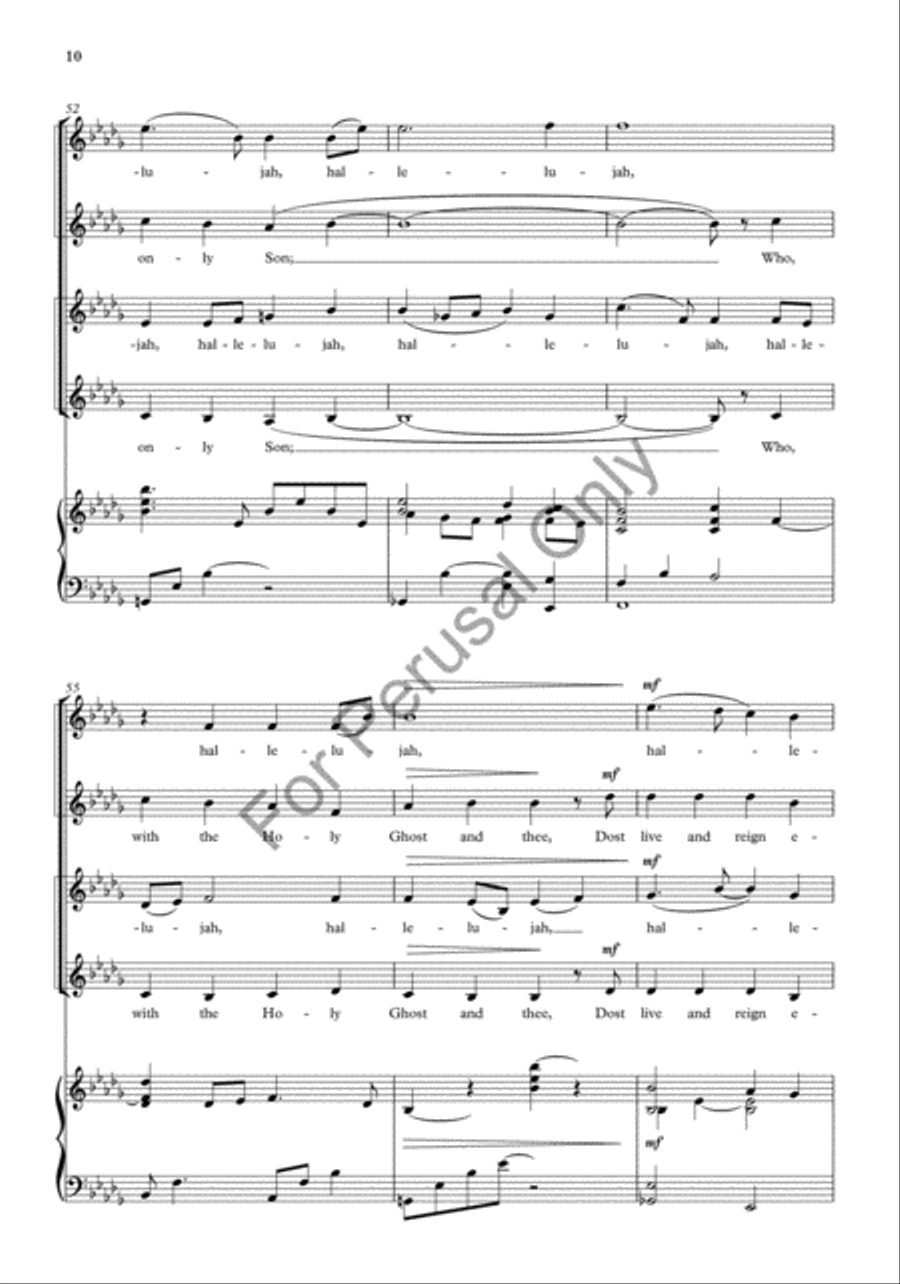 Evening Hymn Evening Hymn SSAA scores gallery preview page 10