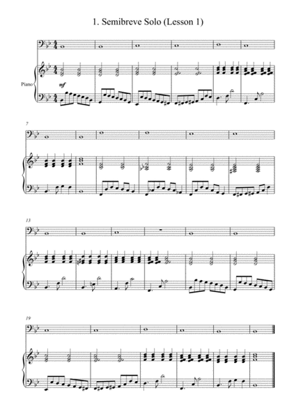 BRASS BASICS - Euphonium Beginners (Piano accompaniment)