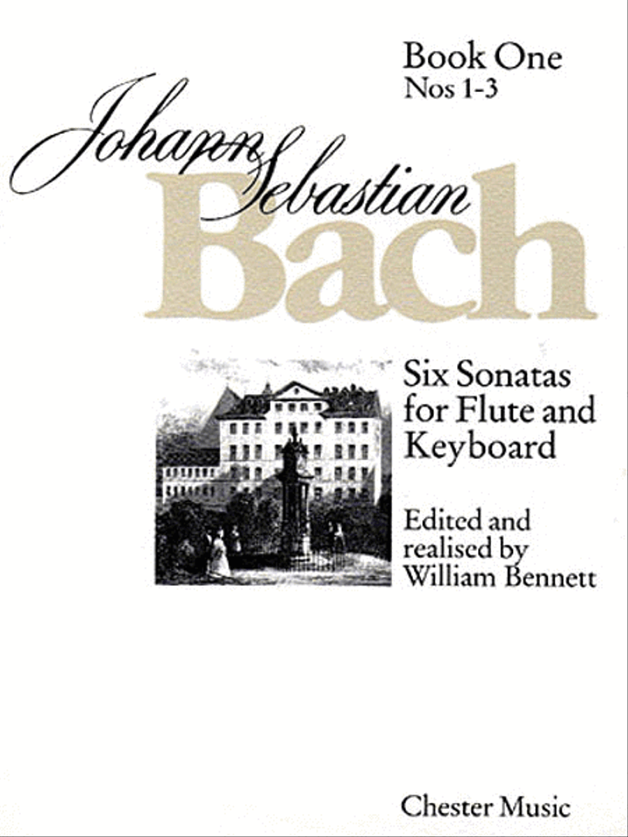 6 Sonatas for Flute and Keyboard Flute Solo scores gallery preview page 1