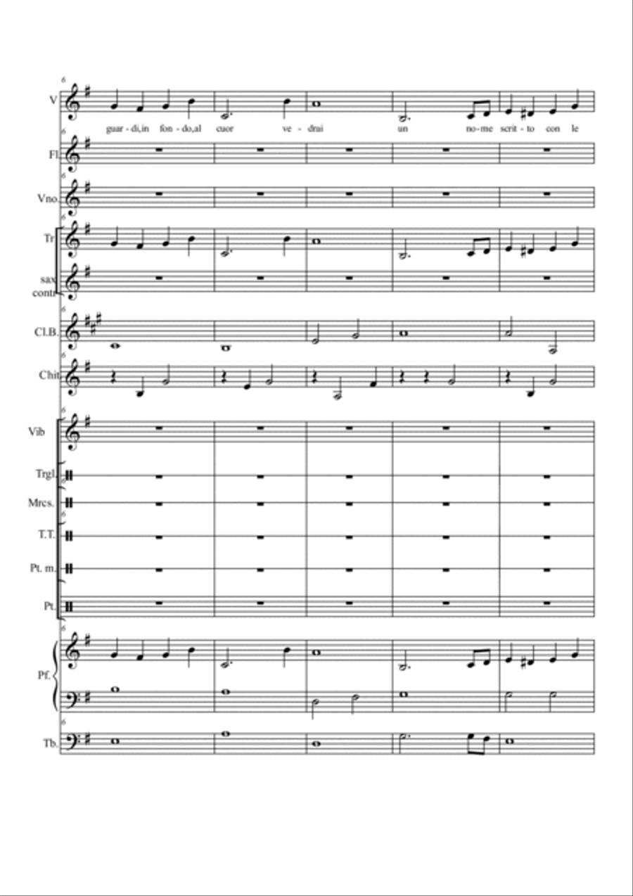 More (ti Guarderò Nel Cuore) - Score Only Score scores gallery preview page 2