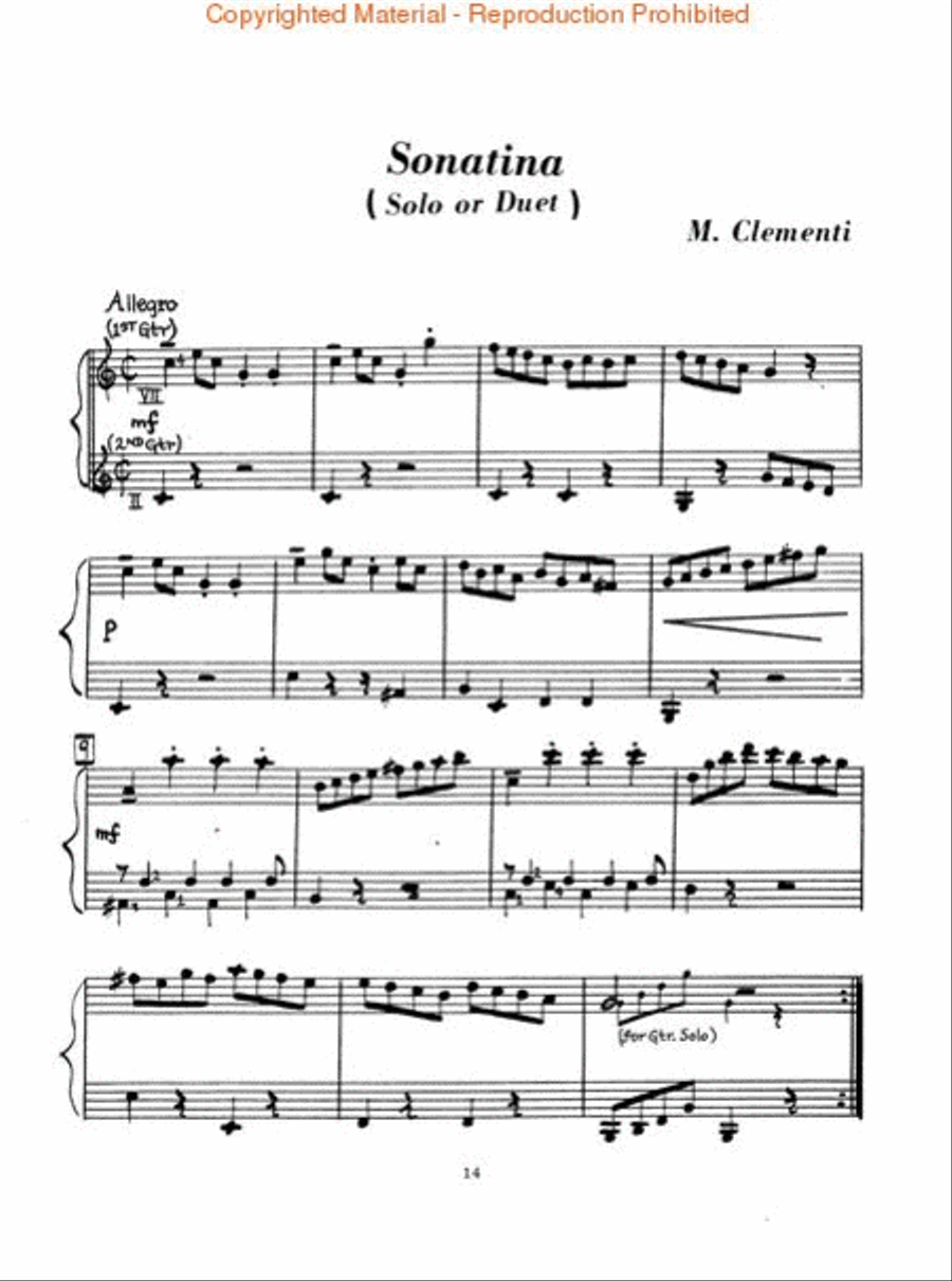Classical Studies For Pick-Style Guitar - Volume 1 Acoustic Guitar scores gallery preview page 4