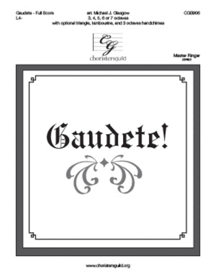 Book cover for Gaudete! - Full Score