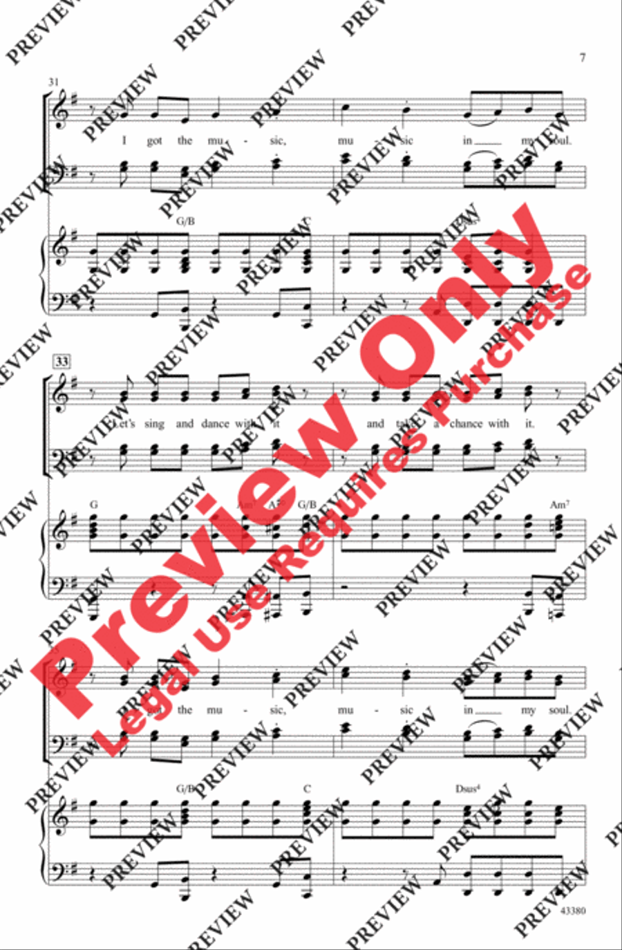 Music in My Soul - SoundTrax CD (CD only) Choir scores gallery preview page 7