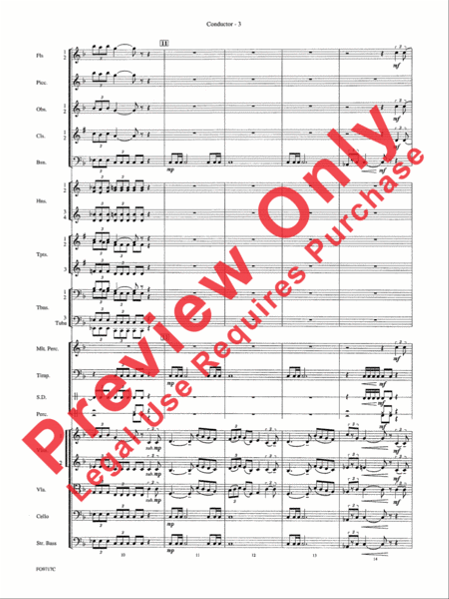 Star Wars (Main Theme) Star Wars (Main Theme) Full Orchestra scores gallery preview page 17