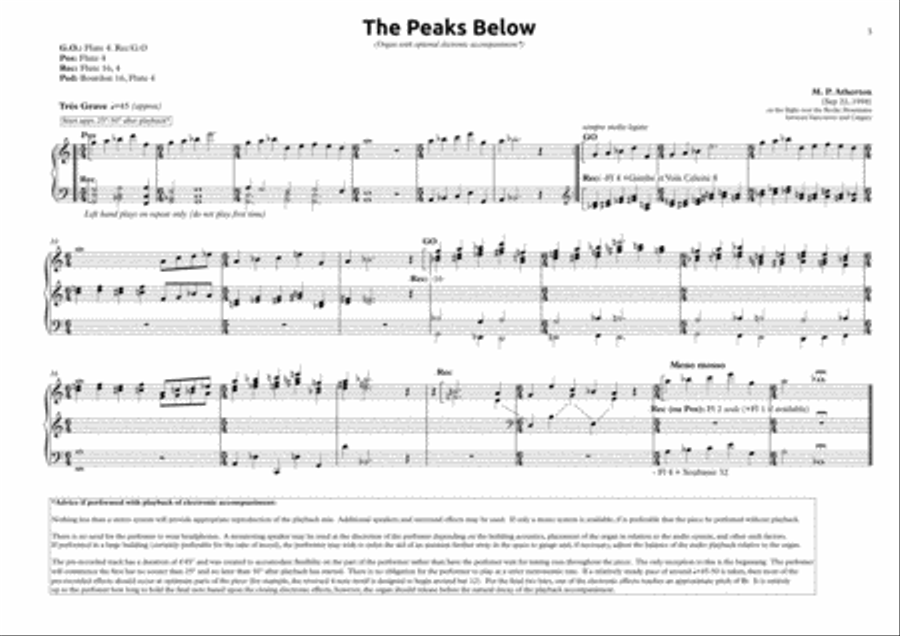 Diptyque Canadien Organ Solo scores gallery preview page 3