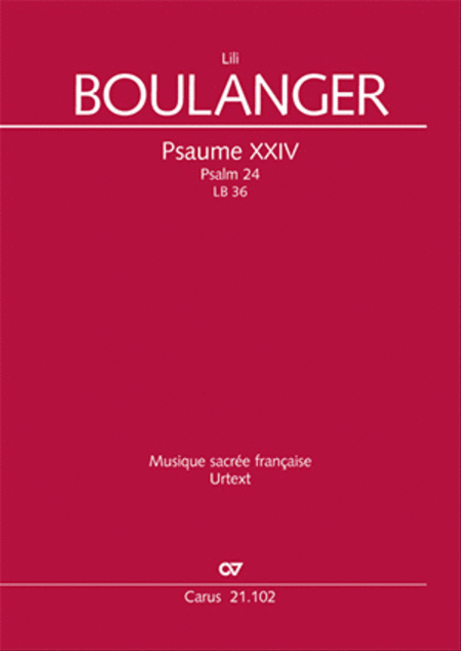 Psalm 24, LB 36 Psalm 24, LB 36 4-Part scores gallery preview page 1