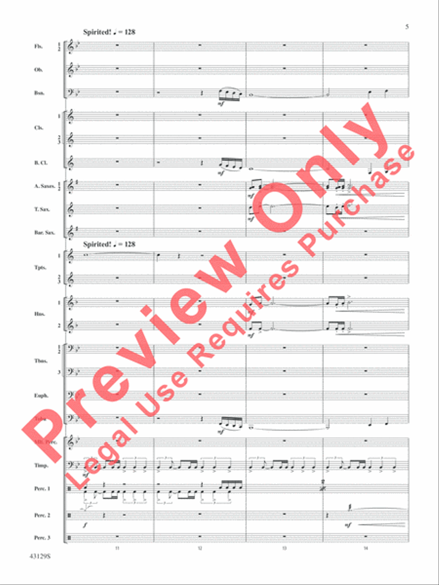 Soundtrack Concert Band scores gallery preview page 6