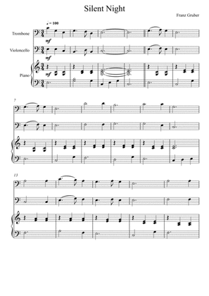 Franz Gruber - Silent Night (Trombone and Violoncello Duet)