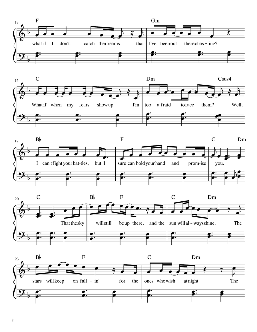 So Will I So Will I Piano, Vocal scores gallery preview page 2
