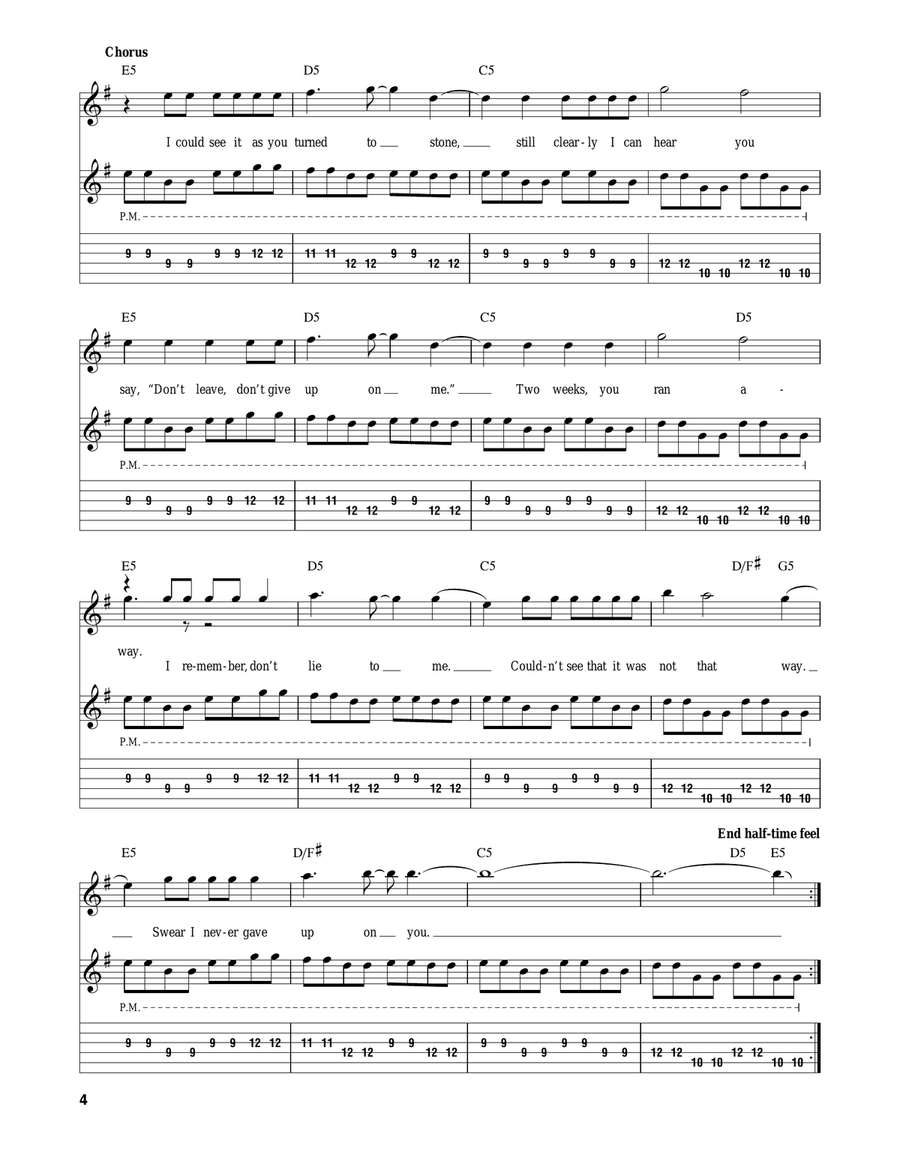 Two Weeks Acoustic Guitar scores gallery preview page 4