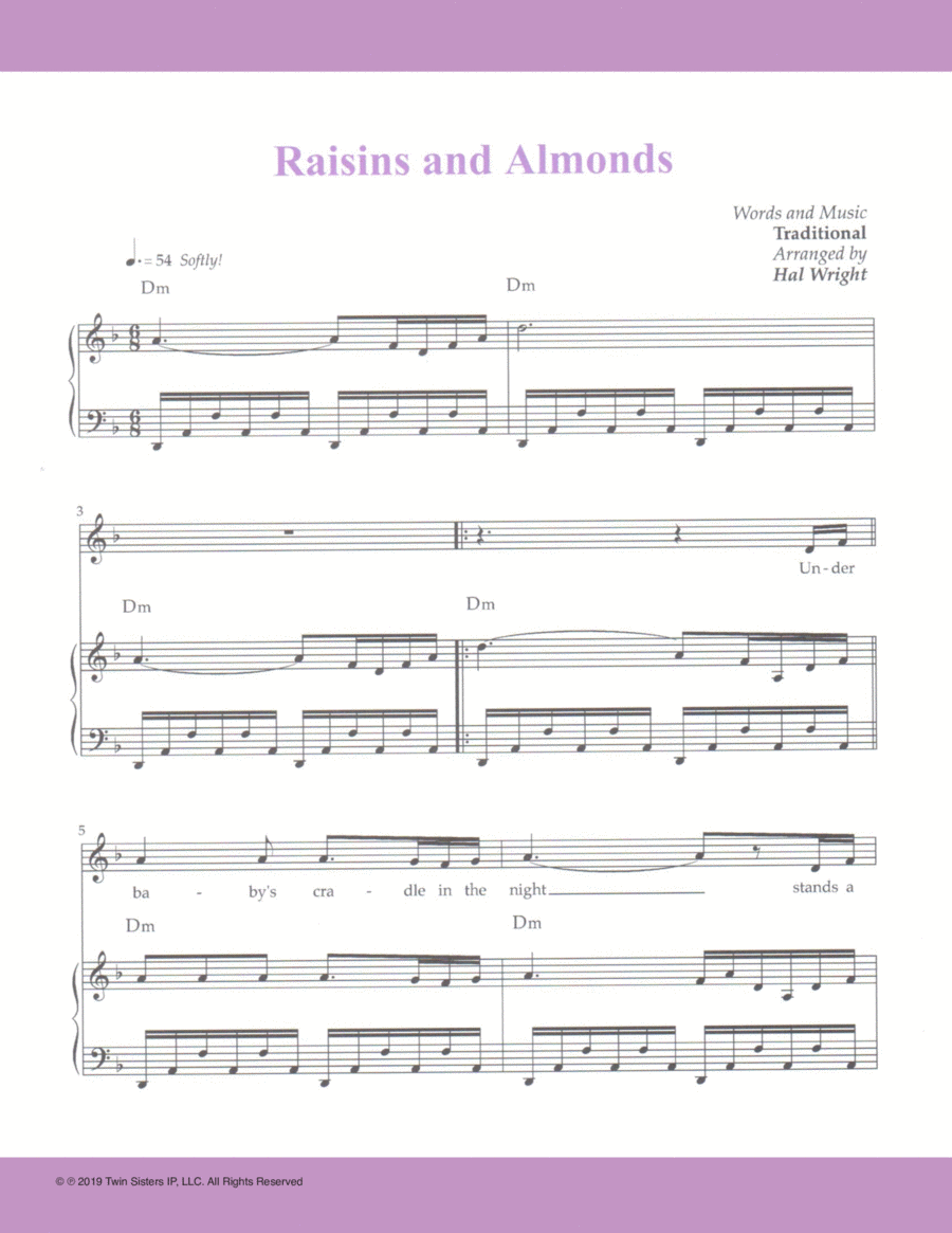 Raisins and Almonds Raisins and Almonds Voice scores gallery preview page 1