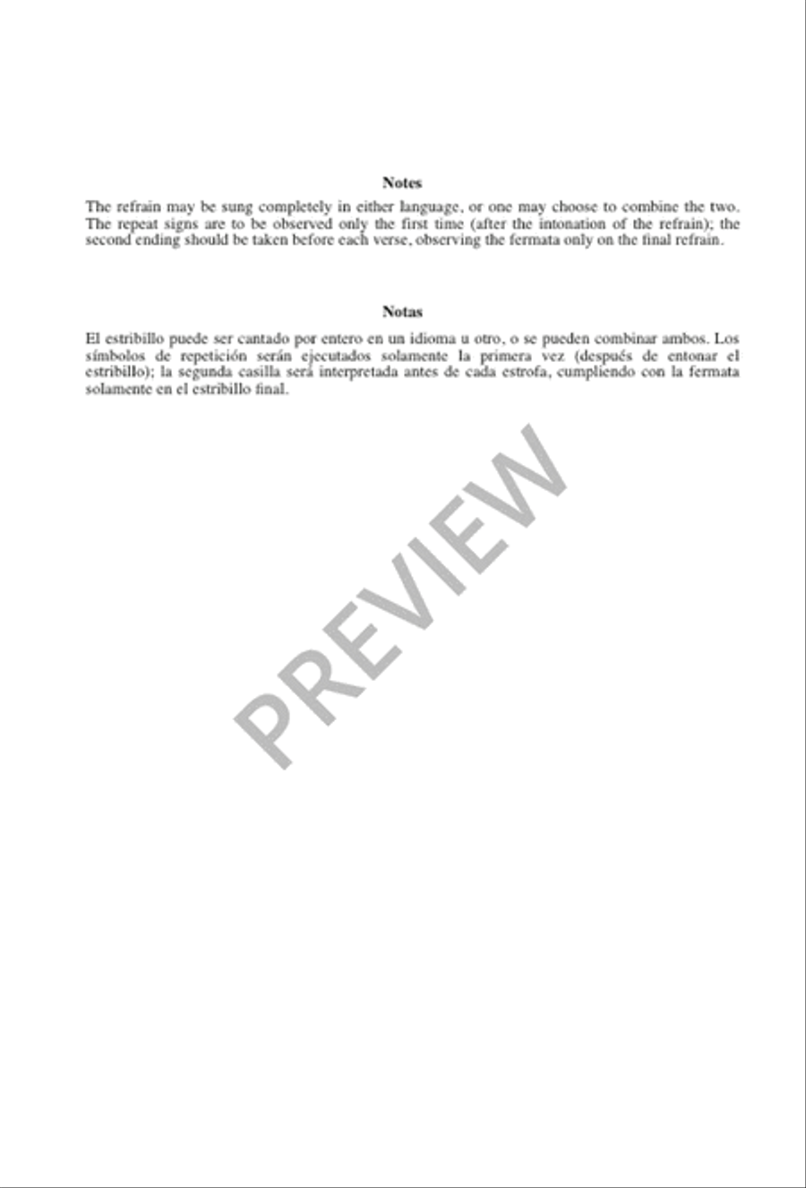 Suba Mi Oración / Let My Prayer Rise Up 4-Part scores gallery preview page 7