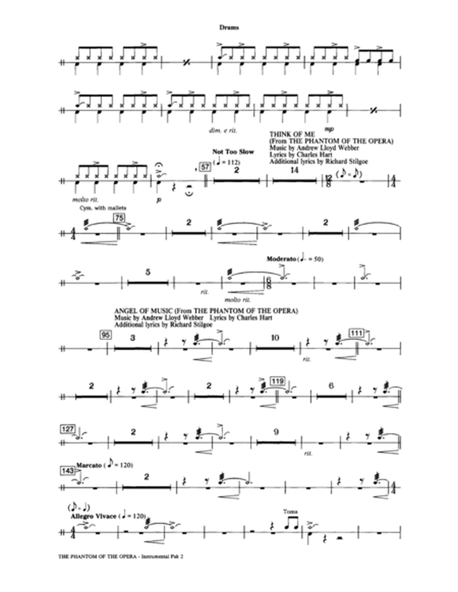 The Phantom Of The Opera (Medley) (arr. Ed Lojeski) - Drums