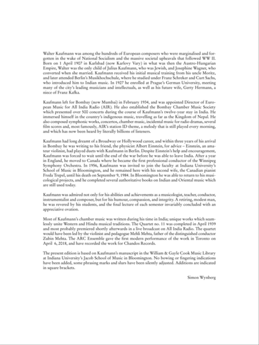 Streichquartett Nr. 11 String Quartet scores gallery preview page 3