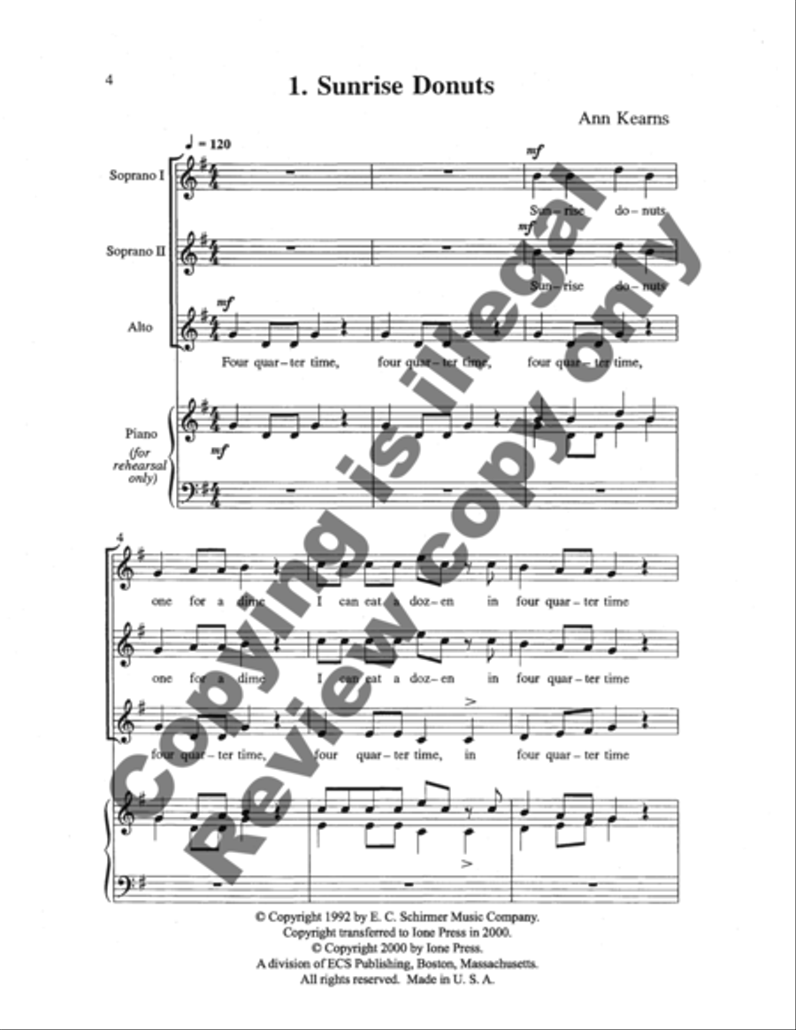 The Moon in the Sky SSA scores gallery preview page 8