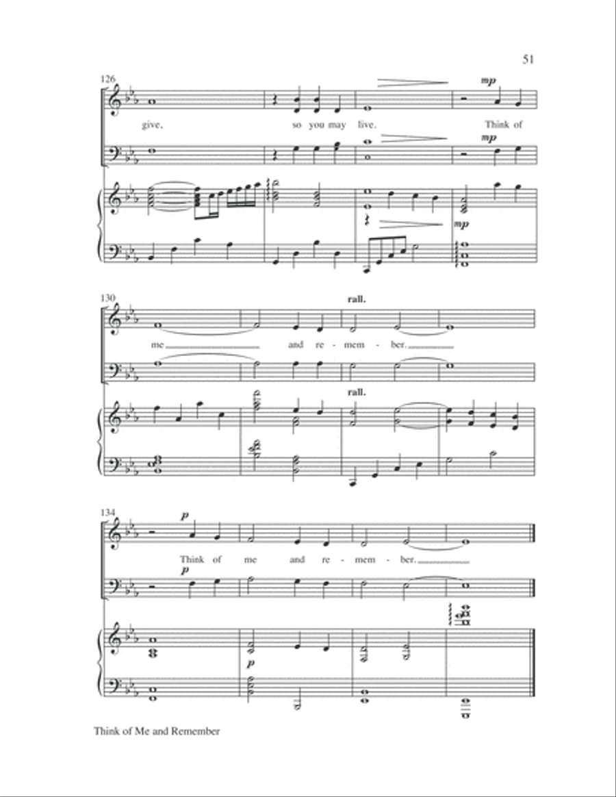 The Seven Last Days 4-Part scores gallery preview page 55