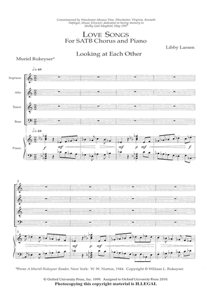 Book cover for Looking at each other