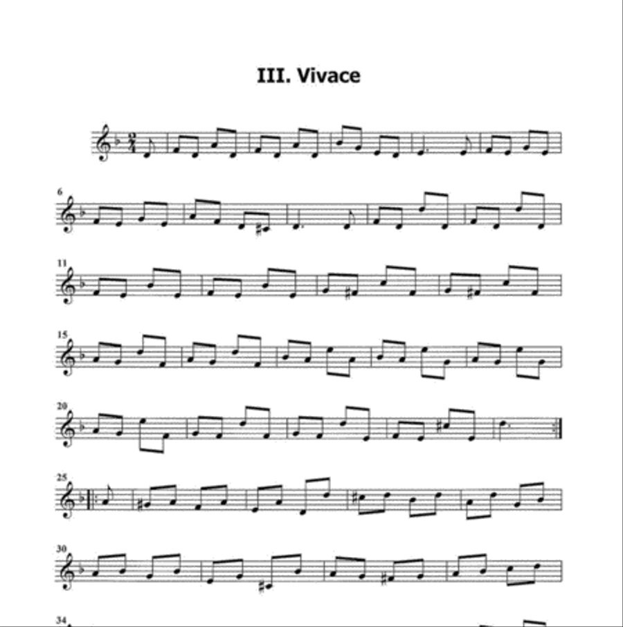 Hommage À Telemann Recorder scores gallery preview page 4