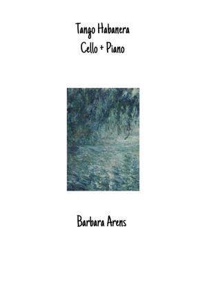 Book cover for Tango Habanera for Cello + Piano