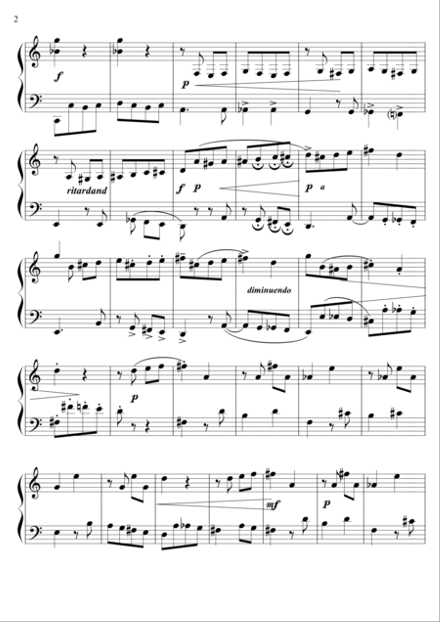 Balacobaco n° 5 Piano Solo scores gallery preview page 2
