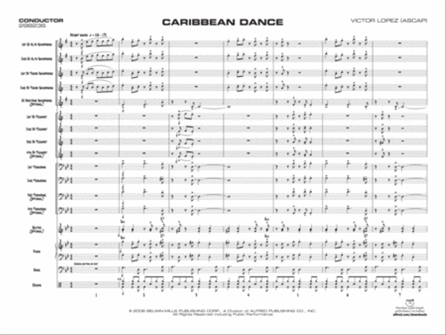 Caribbean Dance Jazz Ensemble scores gallery preview page 2
