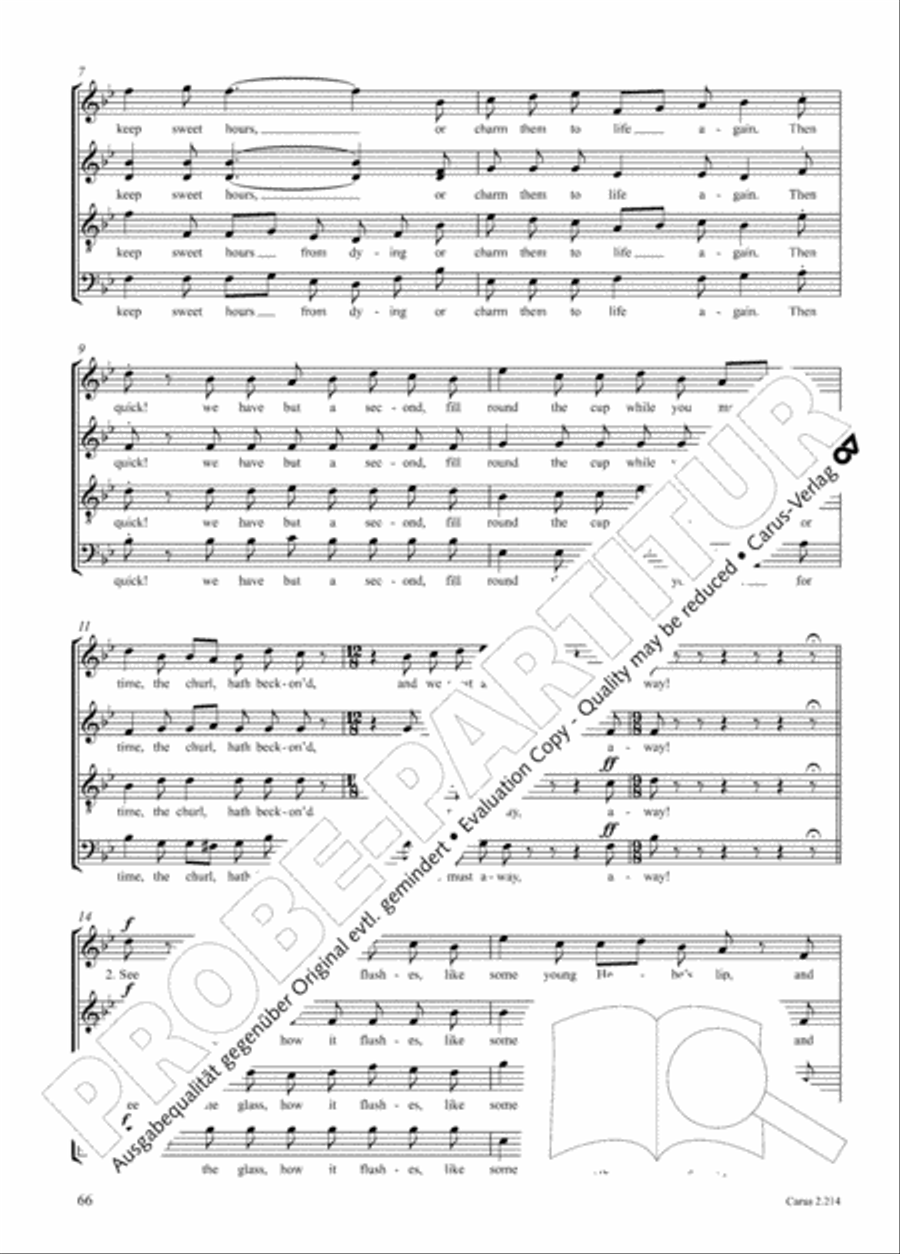 Choral Collection Folk Songs Choir scores gallery preview page 42