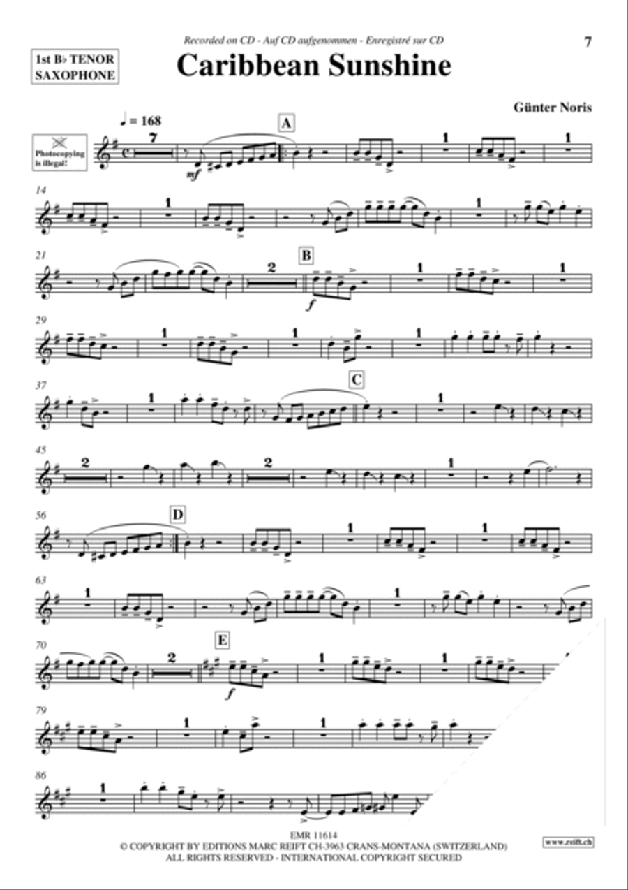 Play The 1st Tenor Sax With The Ballroom Dance Orchestra Vol. 2 Tenor Saxophone scores gallery preview page 8