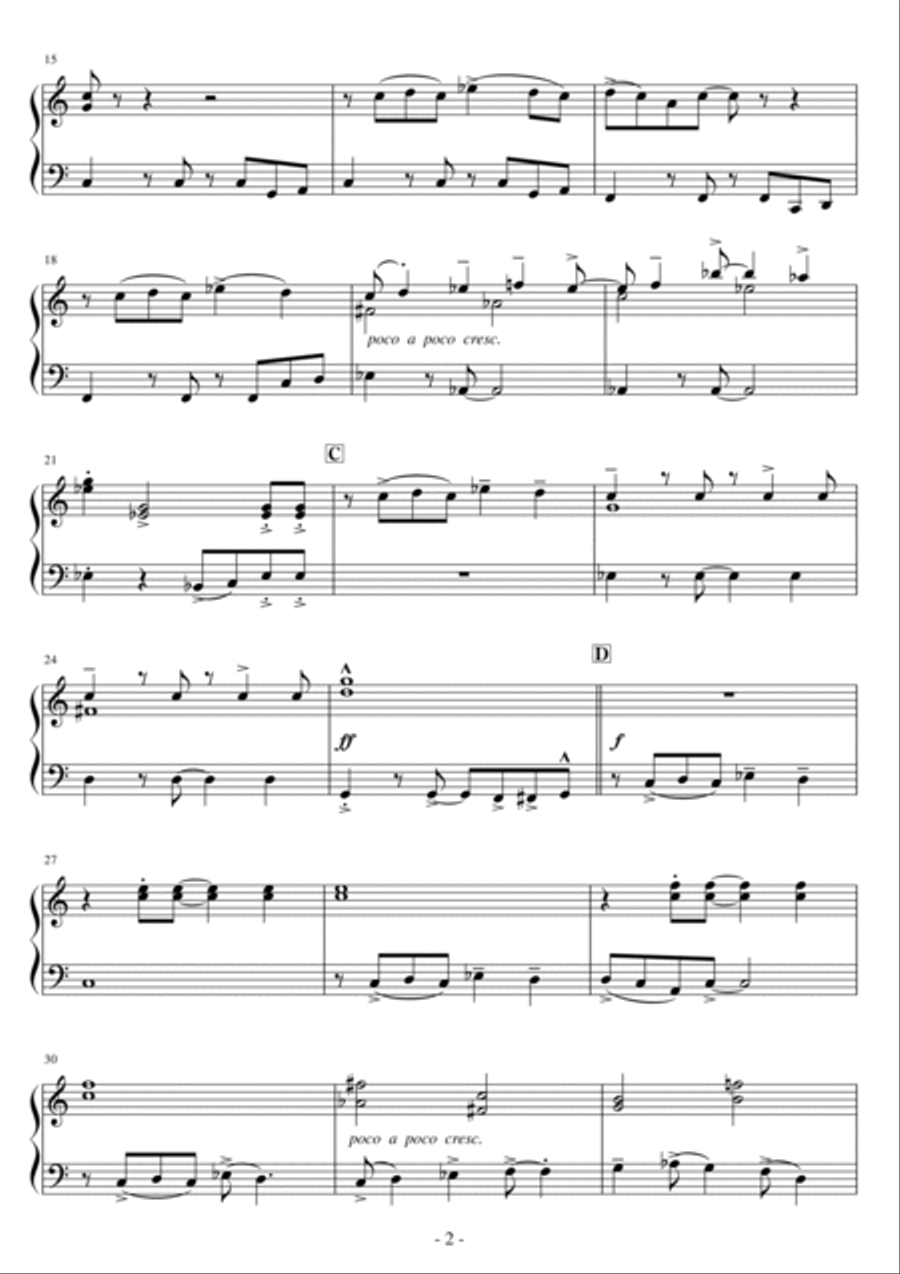 The Gospel Truth I The Gospel Truth I Easy Piano scores gallery preview page 2