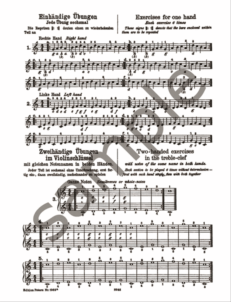 Practical Piano Method Op. 300 Piano Method scores gallery preview page 4