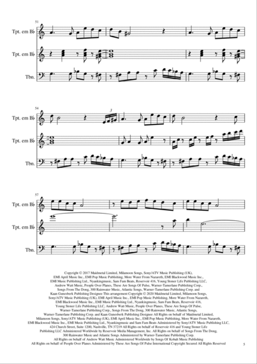 Havana Brass Ensemble scores gallery preview page 5