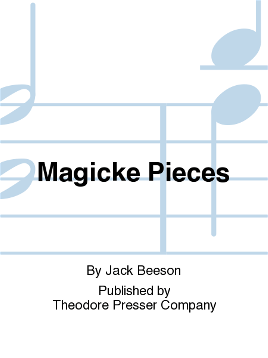 Magicke Pieces Magicke Pieces 4-Part scores gallery preview page 1